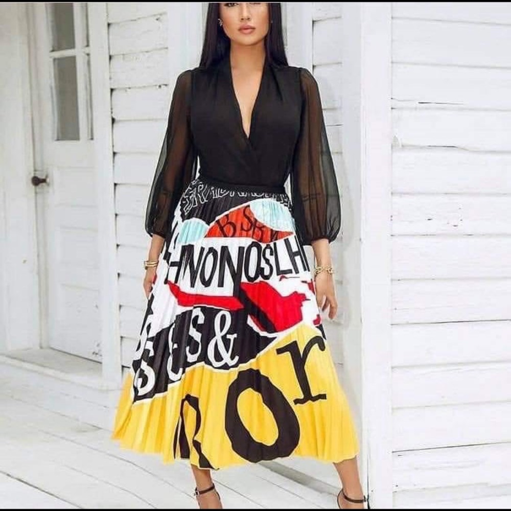 Plaid Maxi Skirt